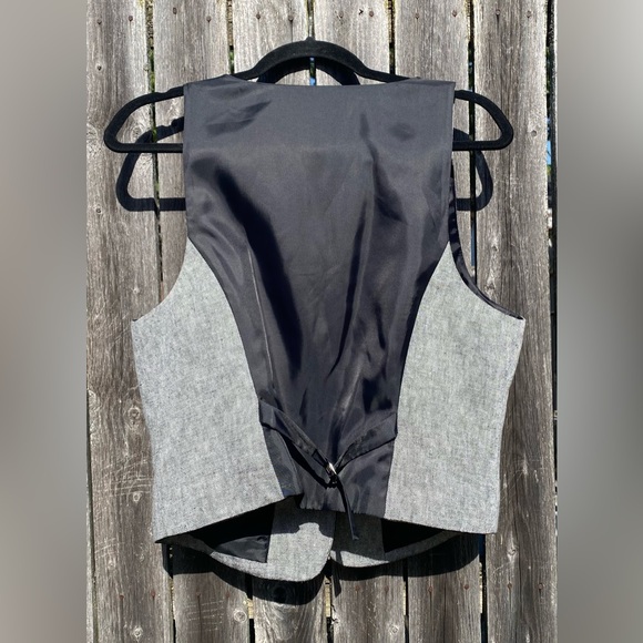 Ann Taylor Gray Vest size 12 - Picture 3 of 5